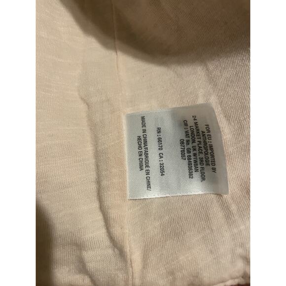 ANTHROPOLOGIE Akemi & Kin Quilted Embroidered Trim Cardigan Jacket Small - Picture 5 of 6